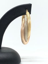 Load image into Gallery viewer, 18ct Tri-Tone Hoop Earrings
